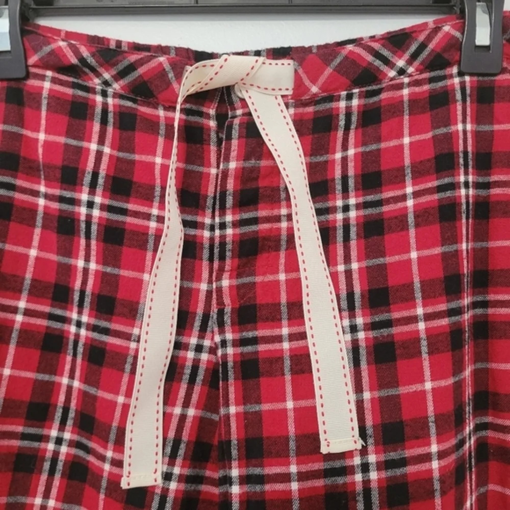 Ralph Lauren Men's Red Plaid Flannel Pajama Pants‎ Size M Loungewear Holiday